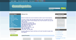 Desktop Screenshot of cosmoherbs.com